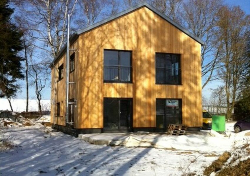 Neubau eines Wohnhauses in ökologischer Holzbauweise